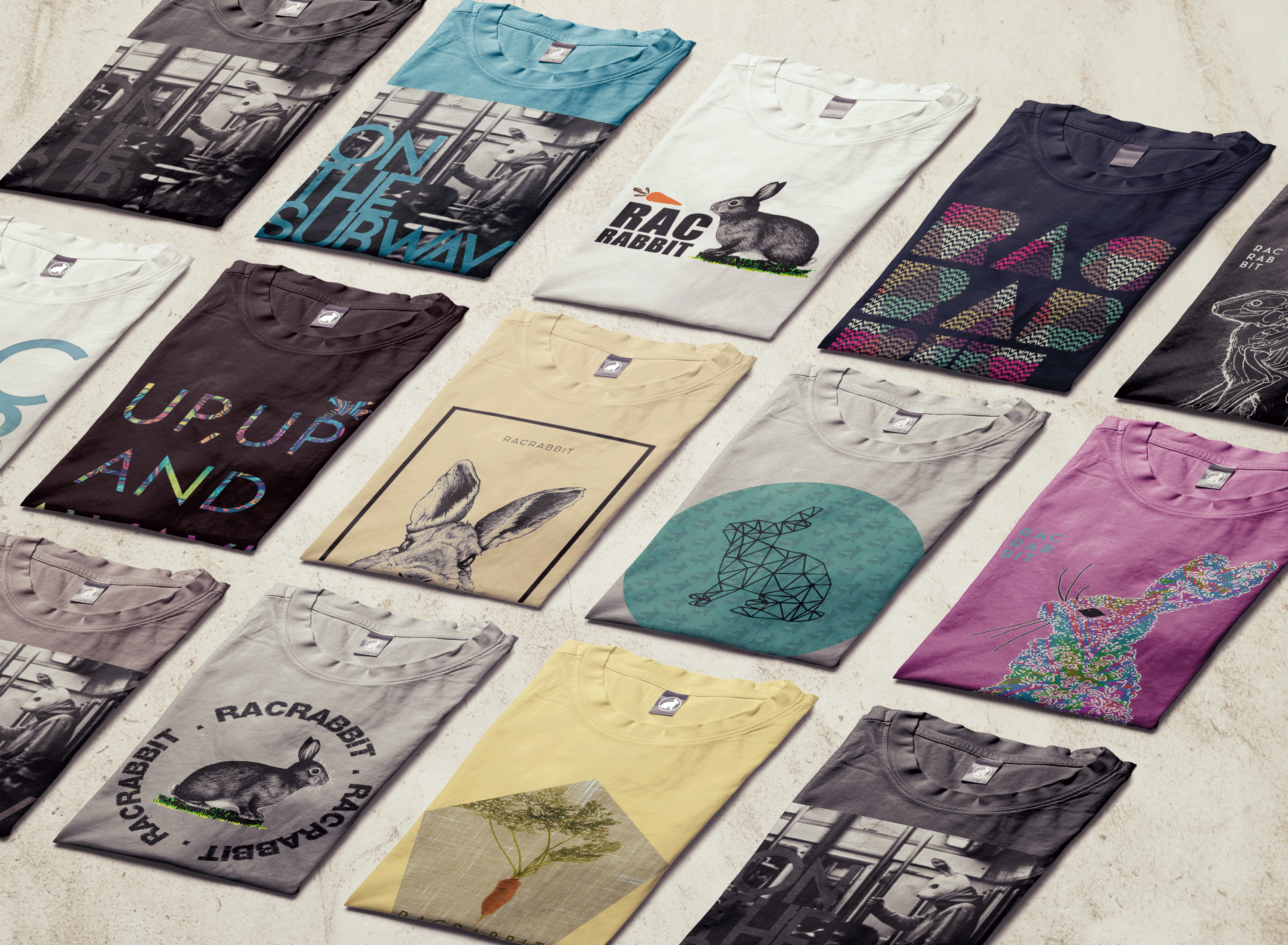 Personalize design by yourself the Racrabbit Organic Cotton shirts online!