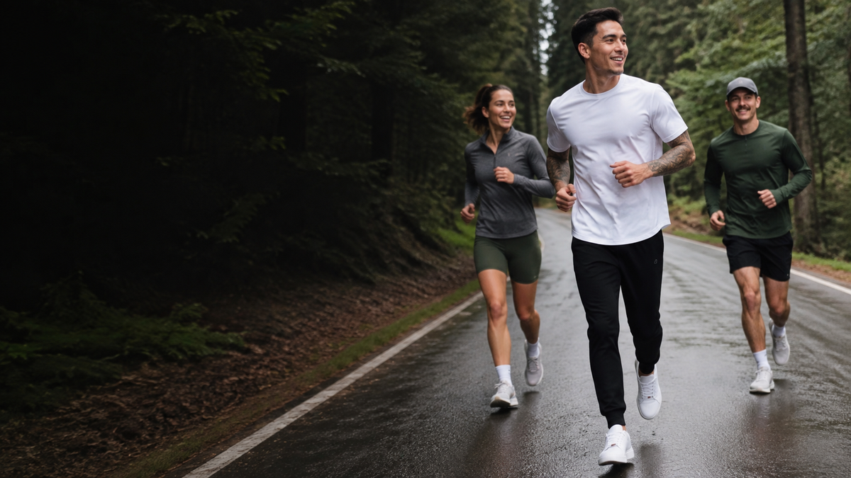 Racrabbit jogger collection outdoor lifestyle hero