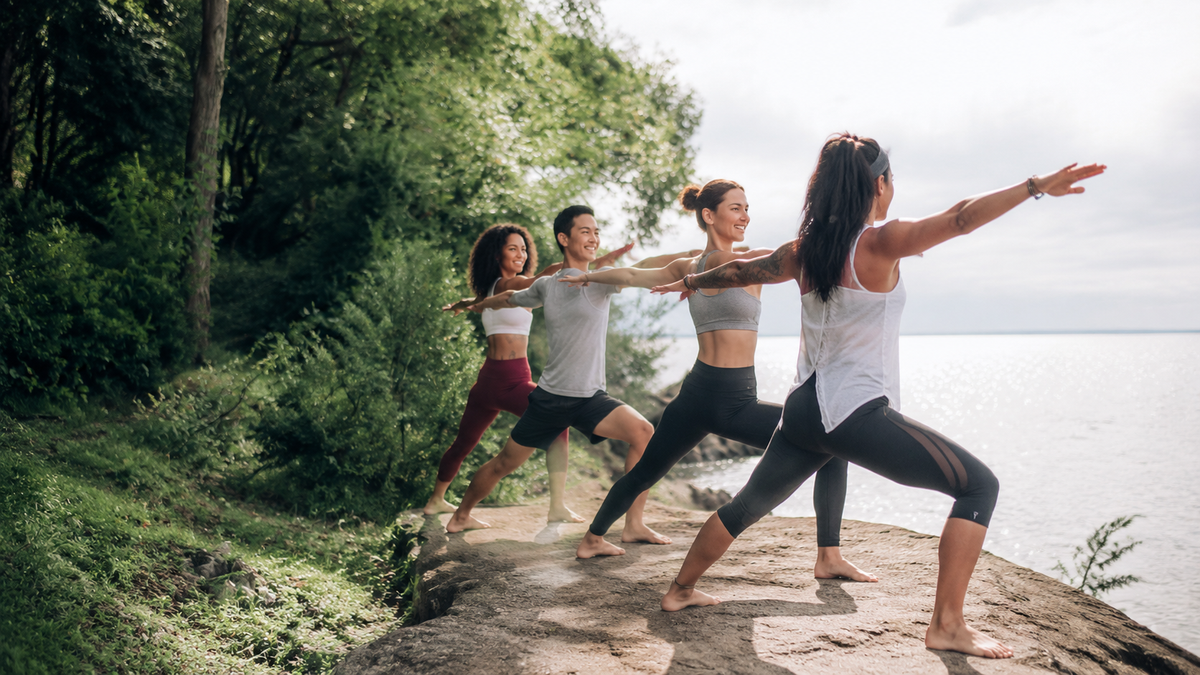 Racrabbit yoga collection outdoor lifestyle hero