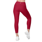 Racrabbit Essential Leggings with pockets Red