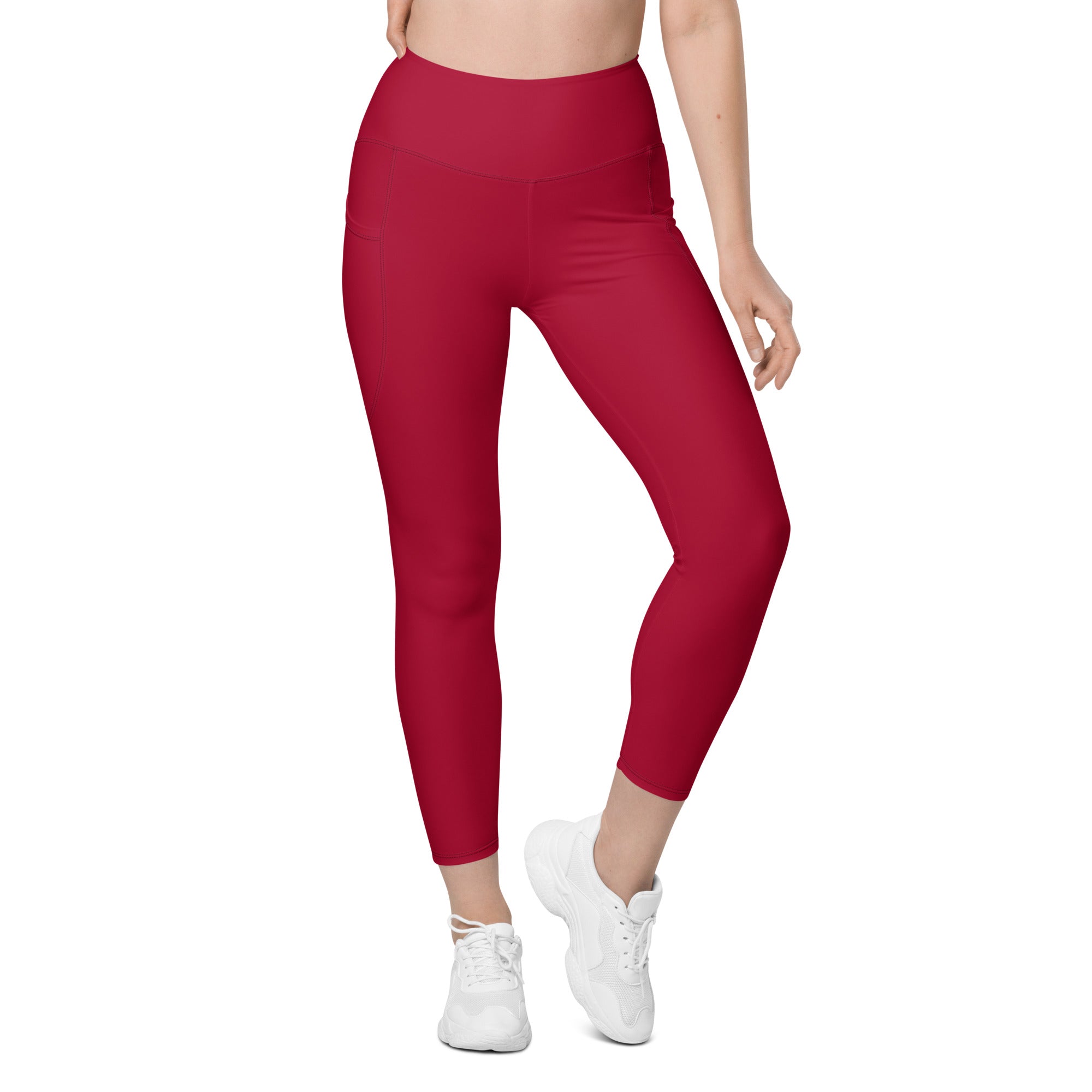 Racrabbit Essential Leggings with pockets Red