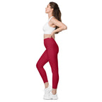 Racrabbit Essential Leggings with pockets Red