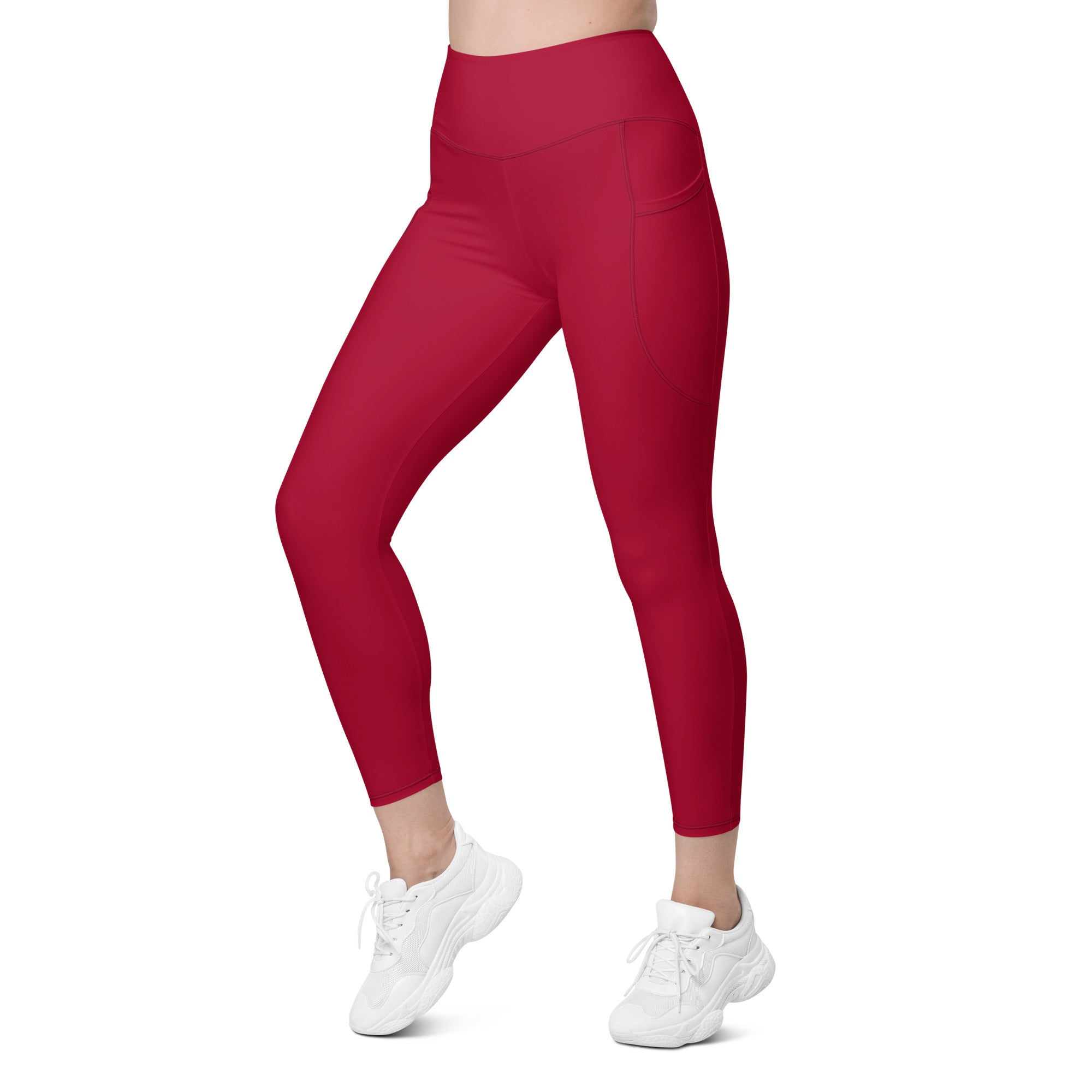 Racrabbit Essential Leggings with pockets Red