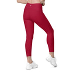 Racrabbit Essential Leggings with pockets Red