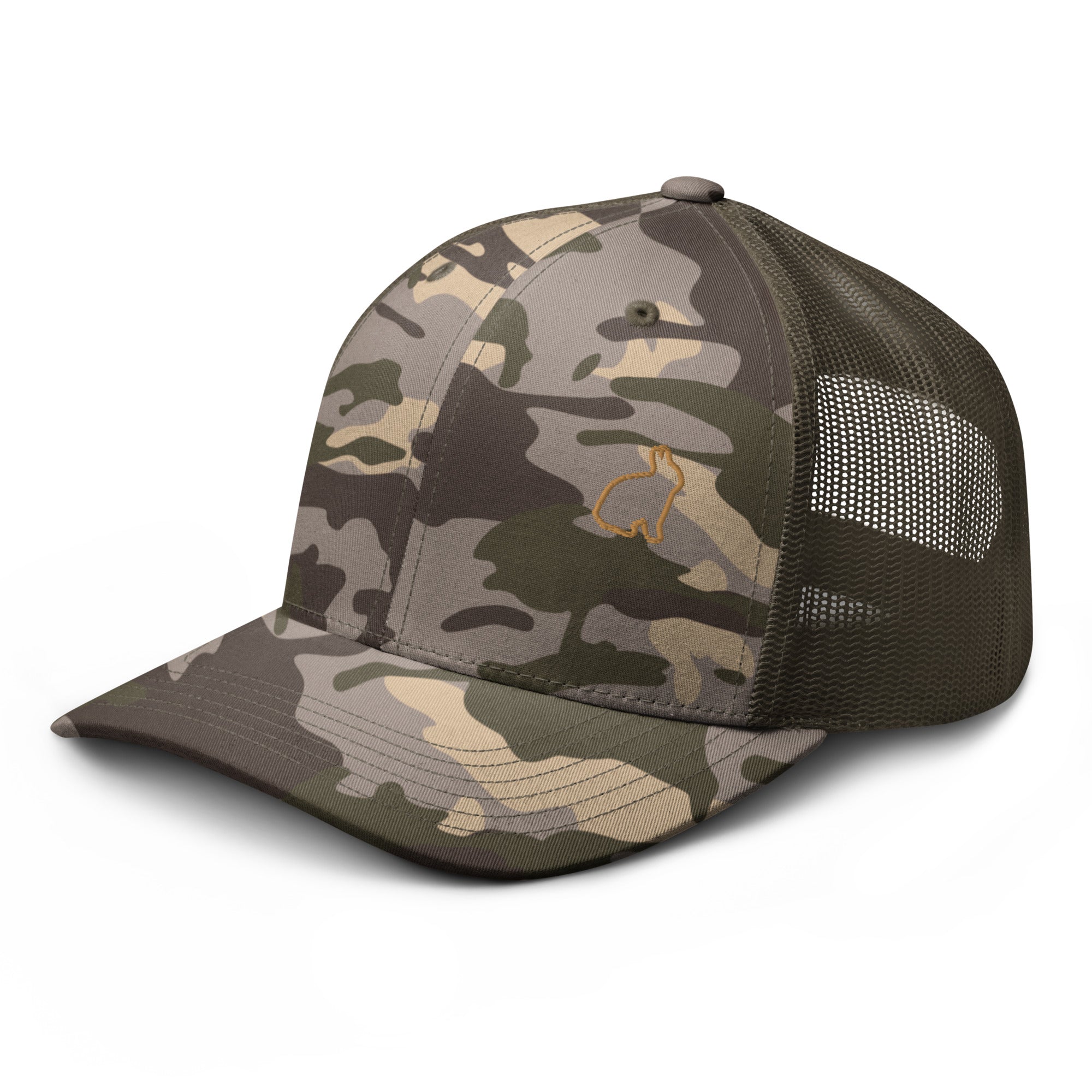 Chapéu trucker Racrabbit Camuflado