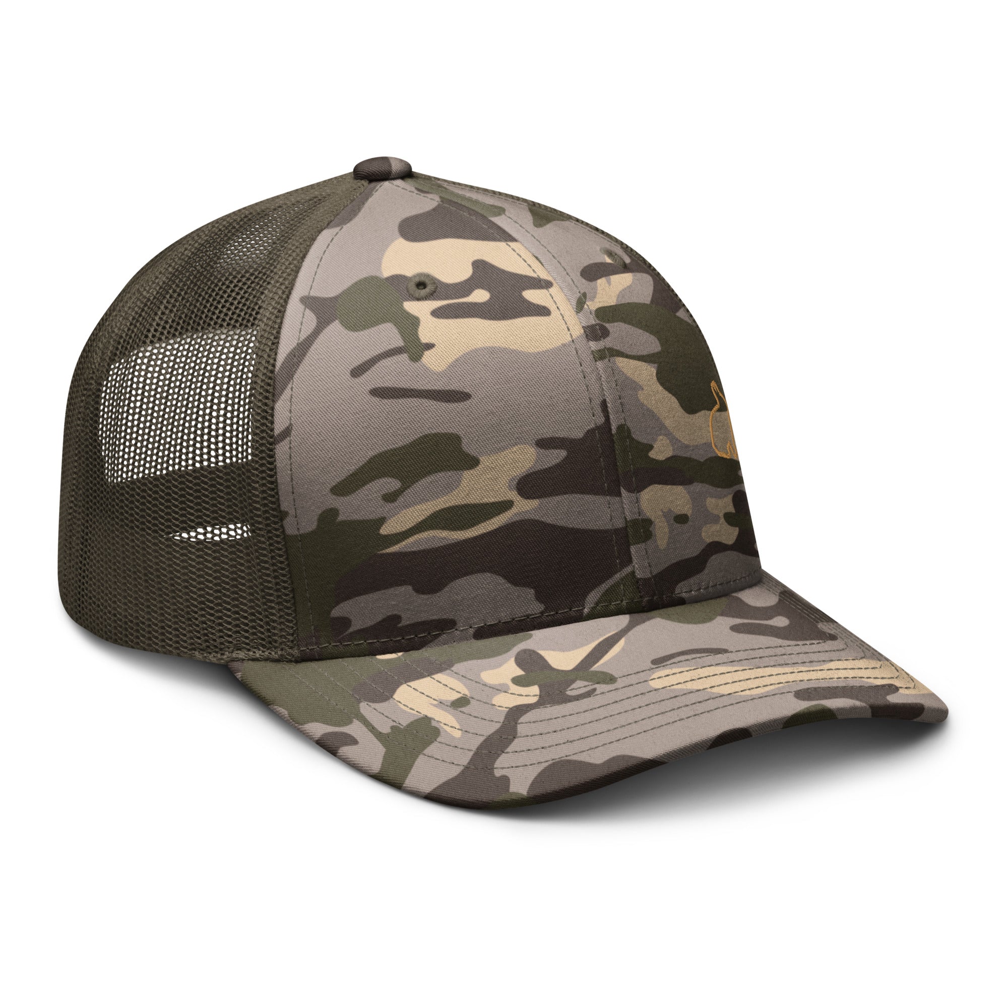 Chapéu trucker Racrabbit Camuflado