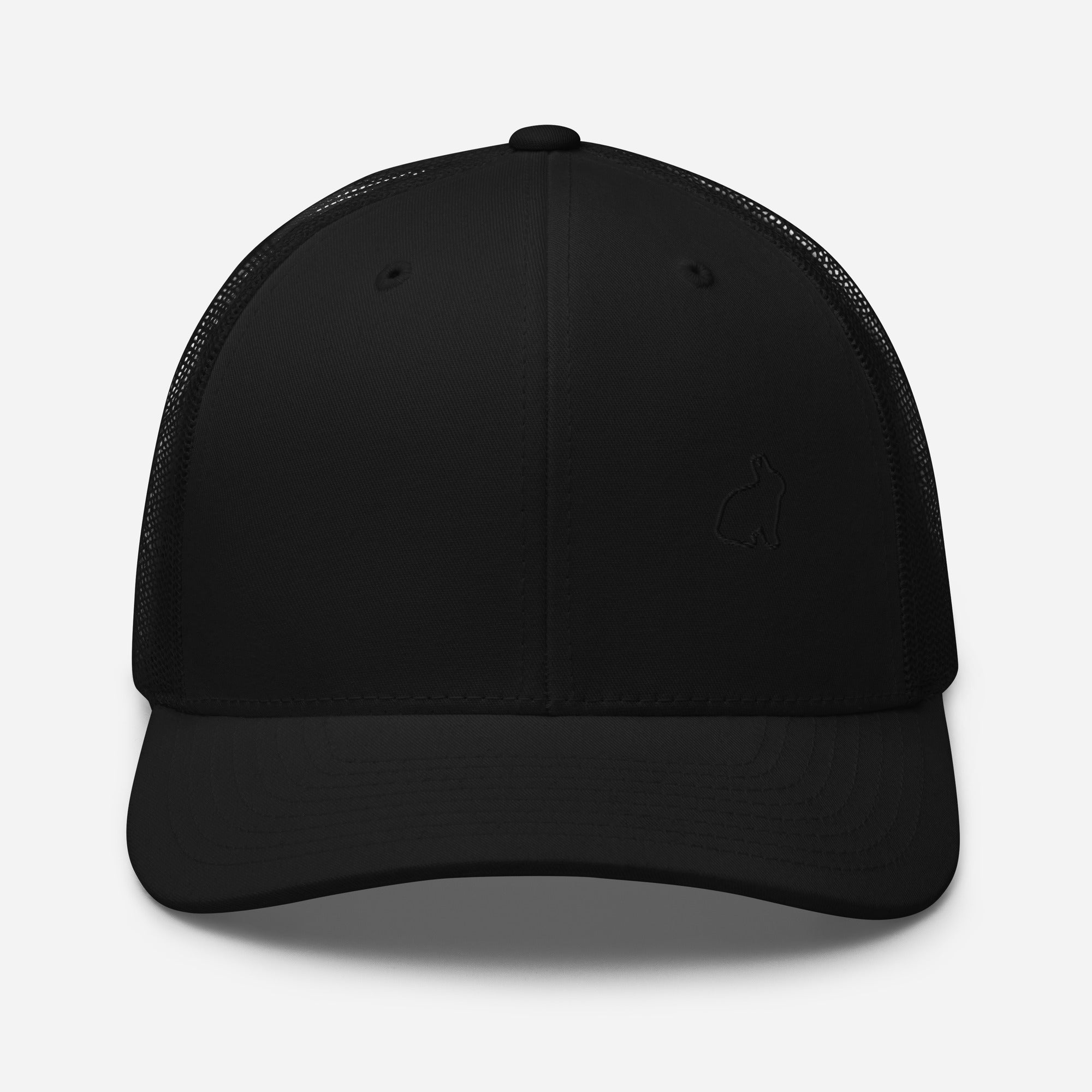 Gorra Trucker Negra Racrabbit