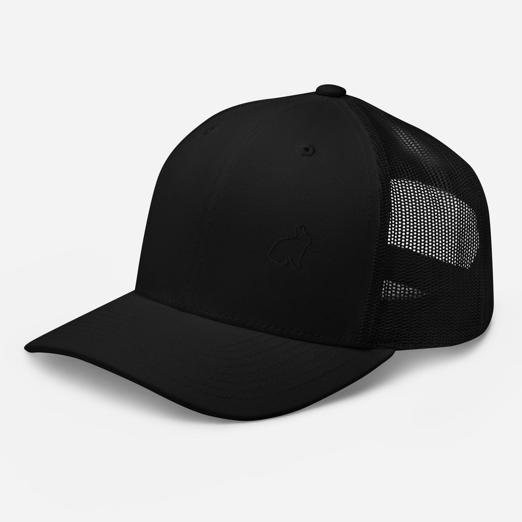 Gorra Trucker Negra Racrabbit