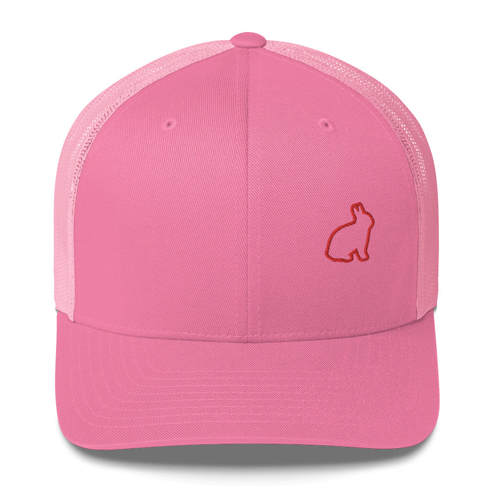 Boné Trucker Vermelho Racrabbit