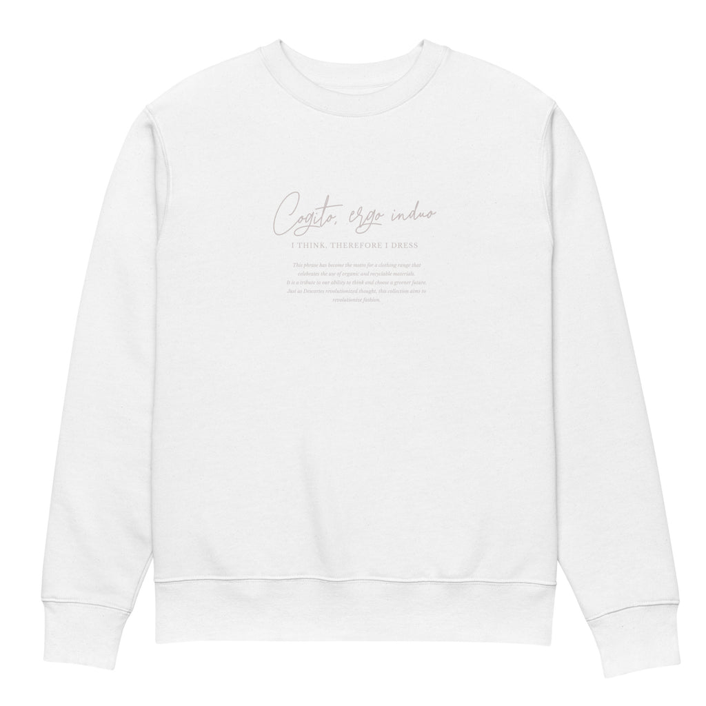 Racrabbit Cogito, Ergo Induo Collection Unisex eco sweatshirt