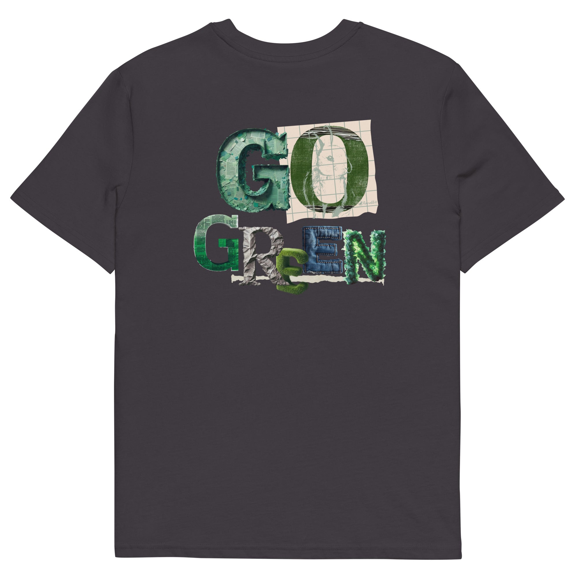 Customize your Racrabbit Unisex organic cotton t-shirt - front and back