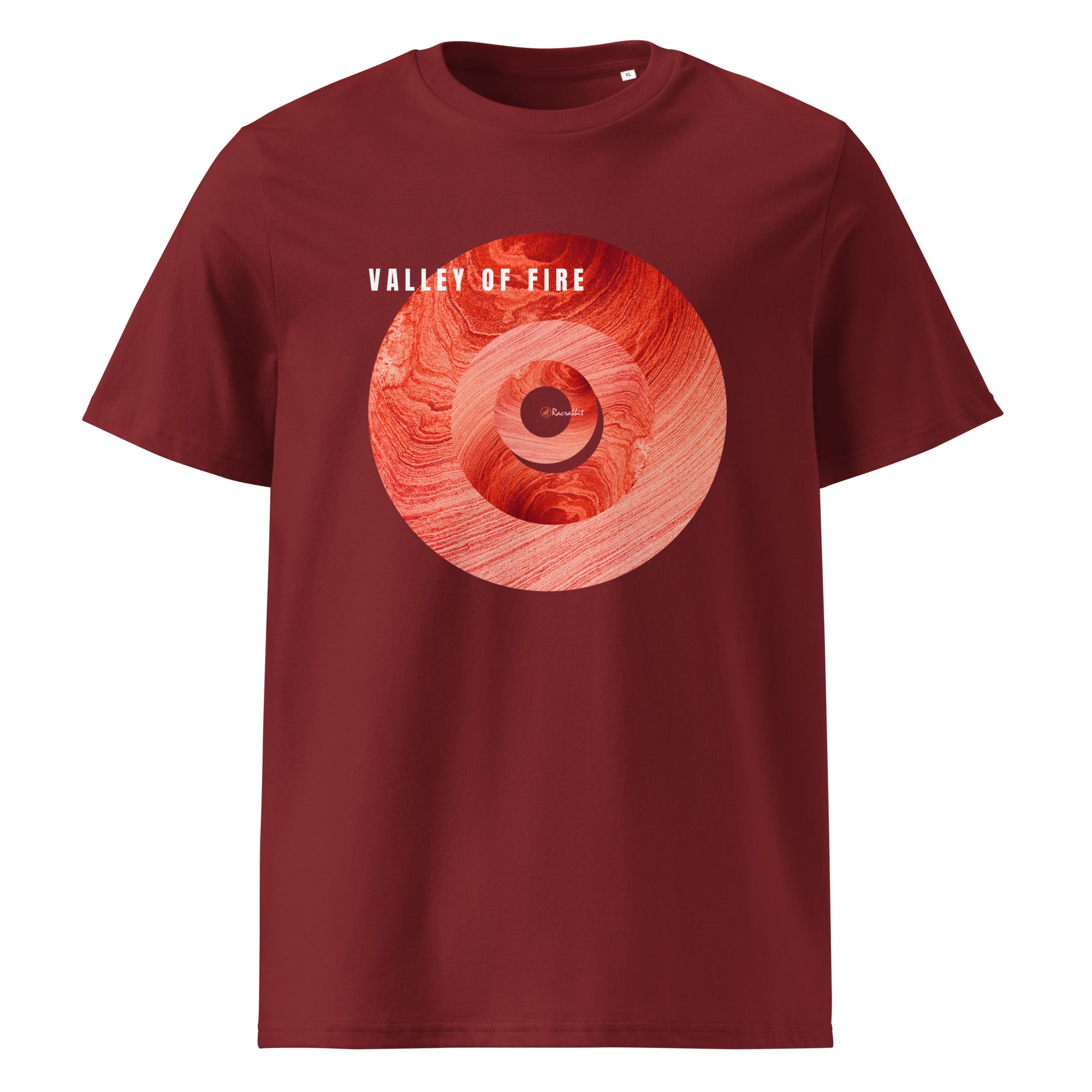 Camiseta unissex de algodão orgânico Racrabbit Valley of Fire