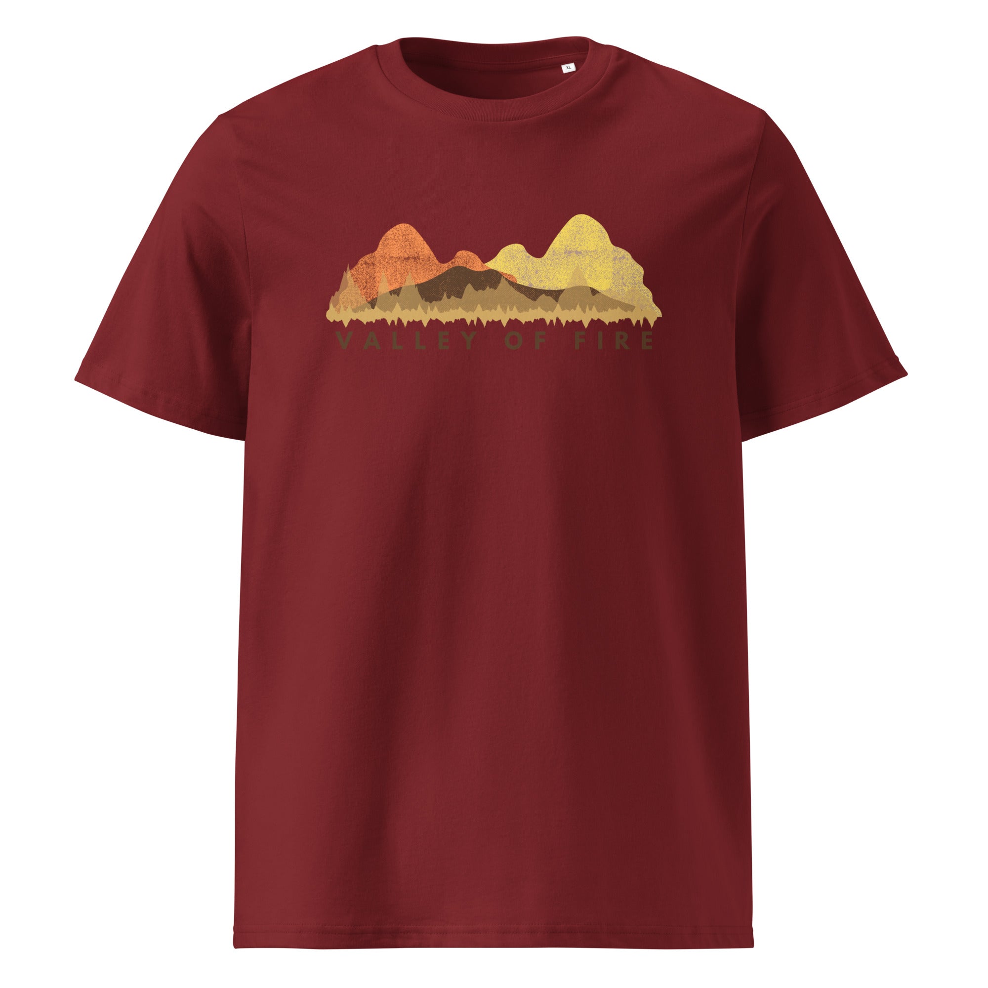 Camiseta unissex de algodão orgânico Racrabbit Valley of Fire
