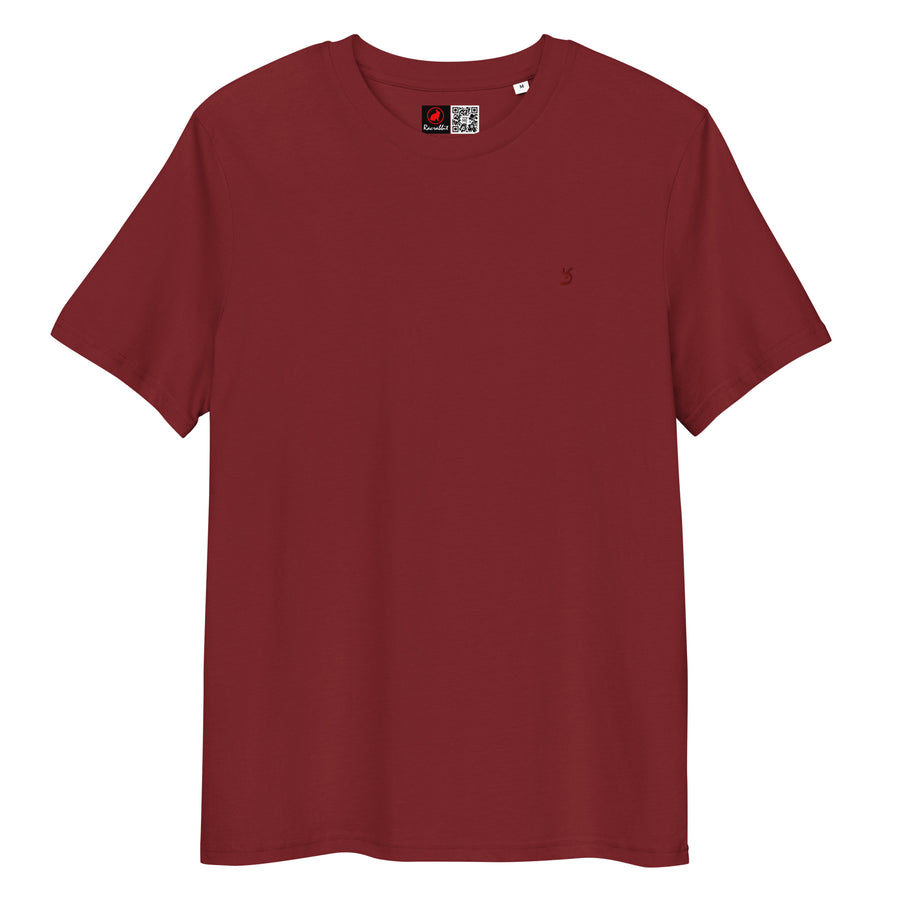 Racrabbit Essential Red Unisex organic cotton t-shirt
