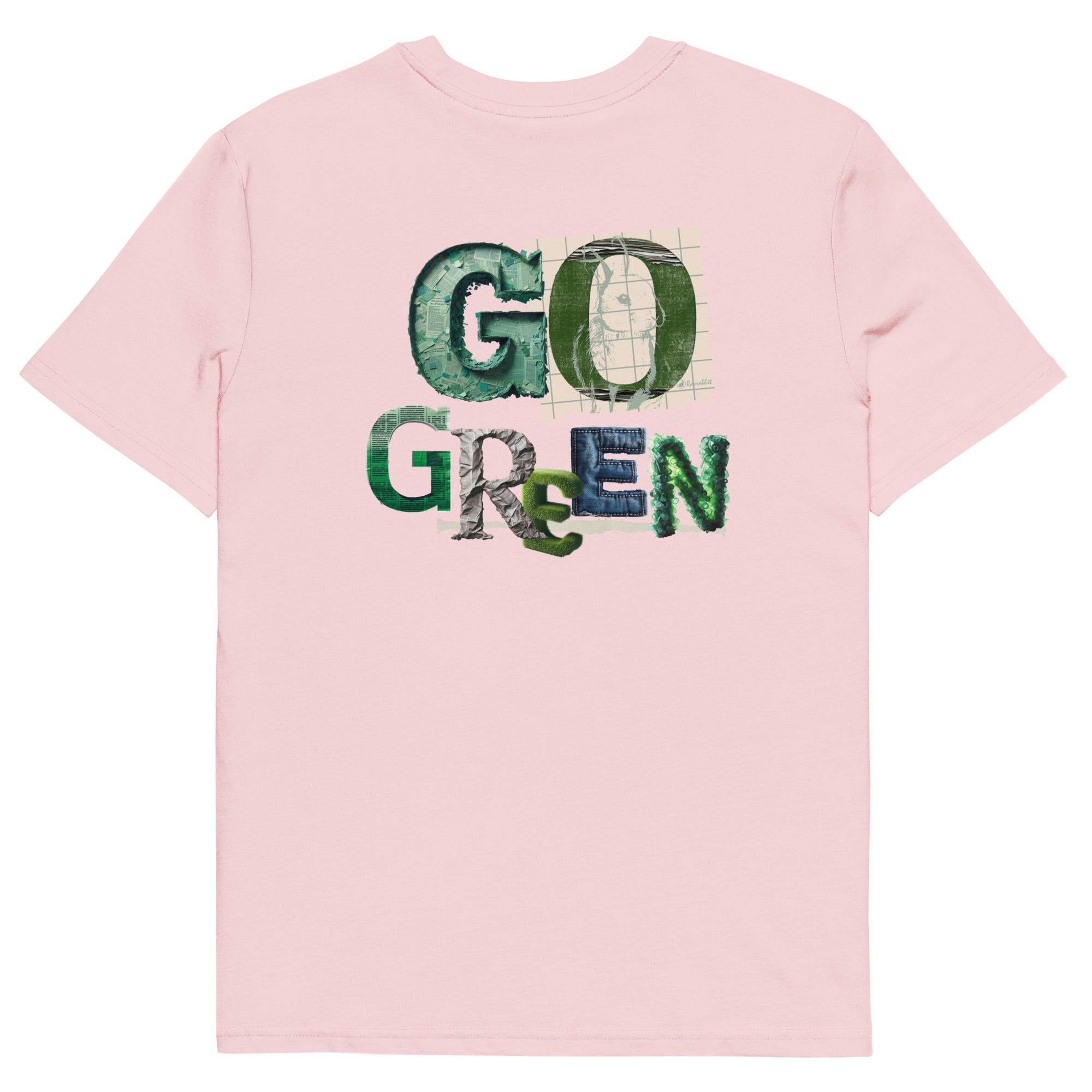 Customize your Racrabbit Unisex organic cotton t-shirt - front and back