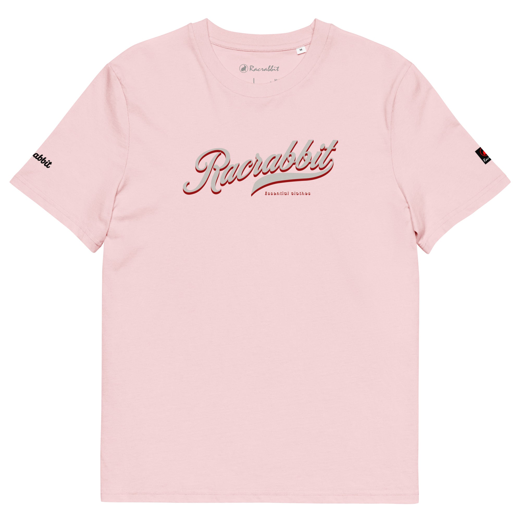 Customize your Racrabbit Unisex organic cotton t-shirt - front, back and sleeves