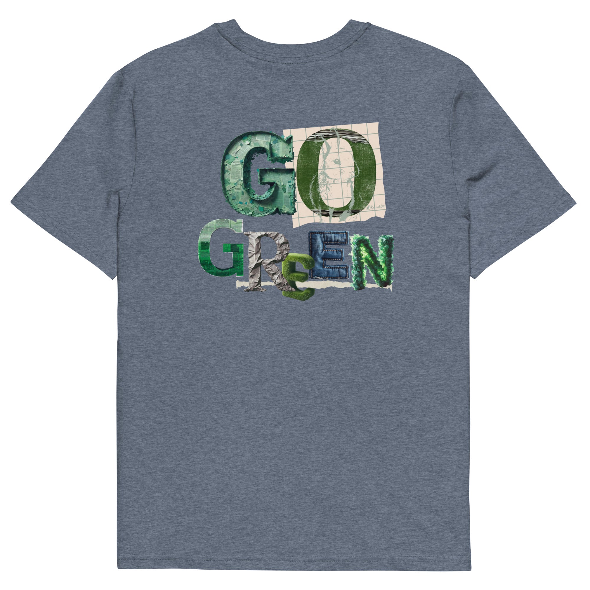 Customize your Racrabbit Unisex organic cotton t-shirt - front and back