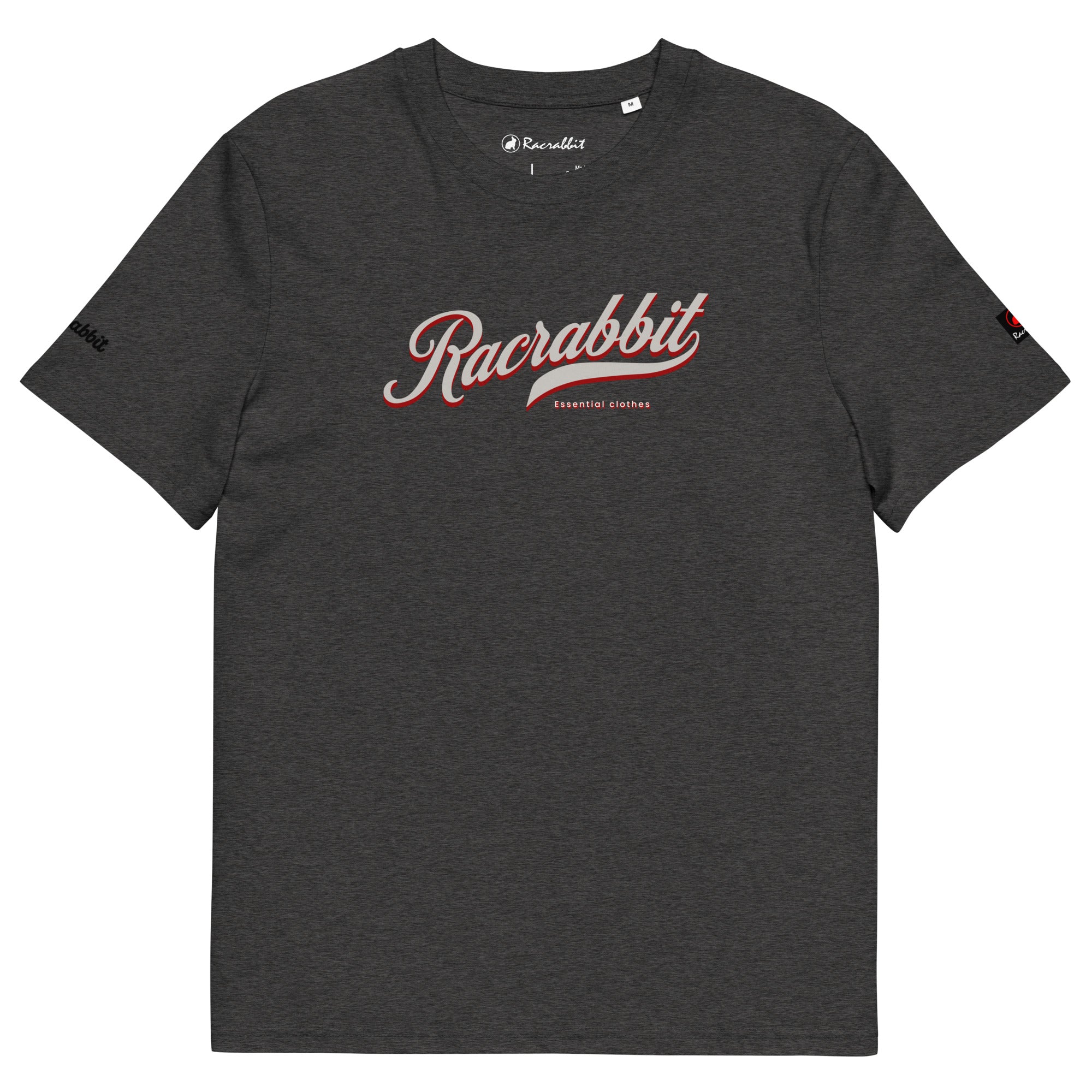 Customize your Racrabbit Unisex organic cotton t-shirt - front, back and sleeves