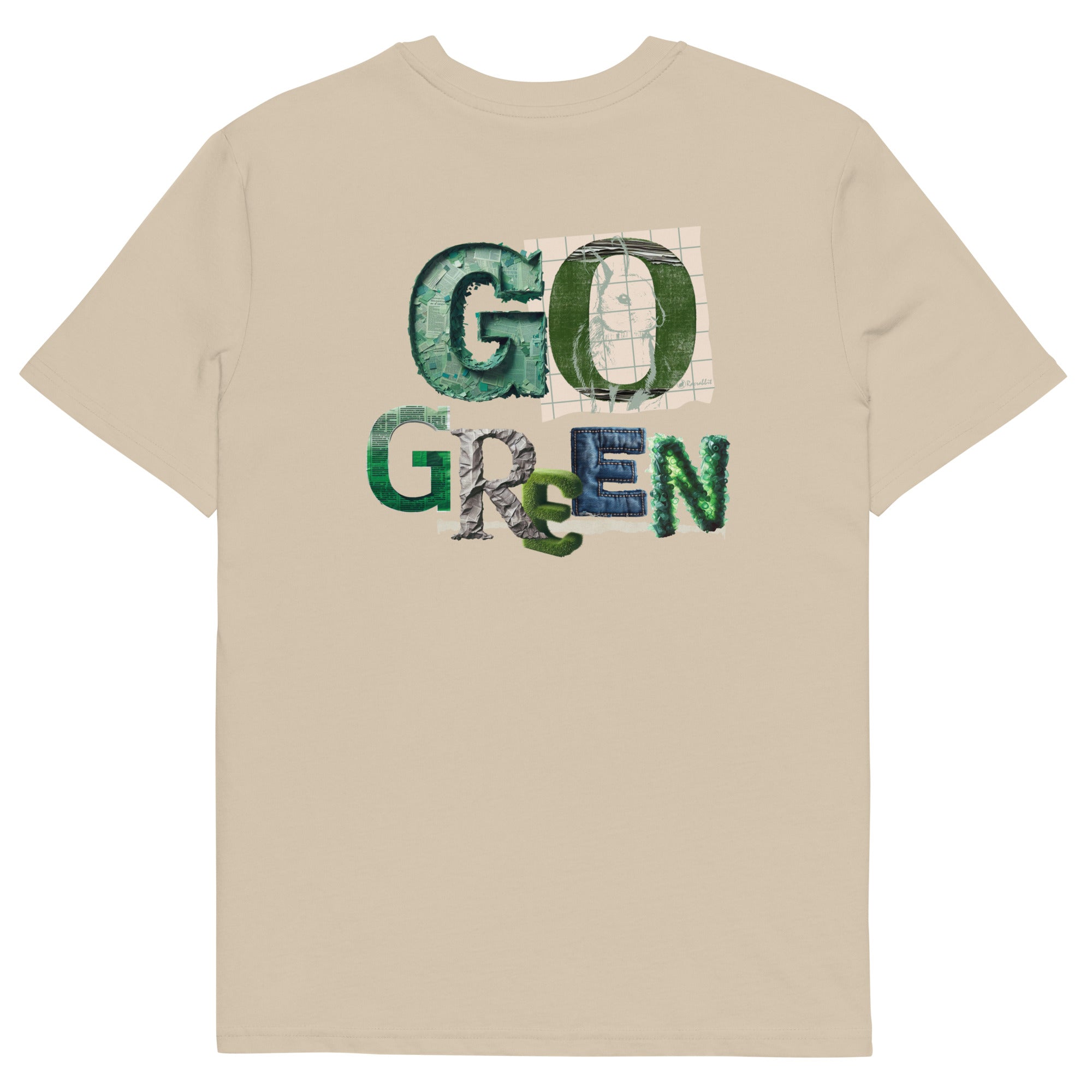 Customize your Racrabbit Unisex organic cotton t-shirt - front and back