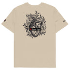 Customize your Racrabbit Unisex organic cotton t-shirt - front, back and sleeves