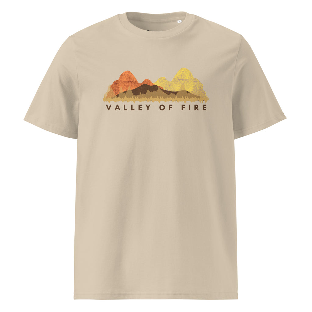 Camiseta unissex de algodão orgânico Racrabbit Valley of Fire
