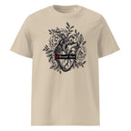 Camiseta unissex de algodão orgânico Racrabbit Renewed Heart