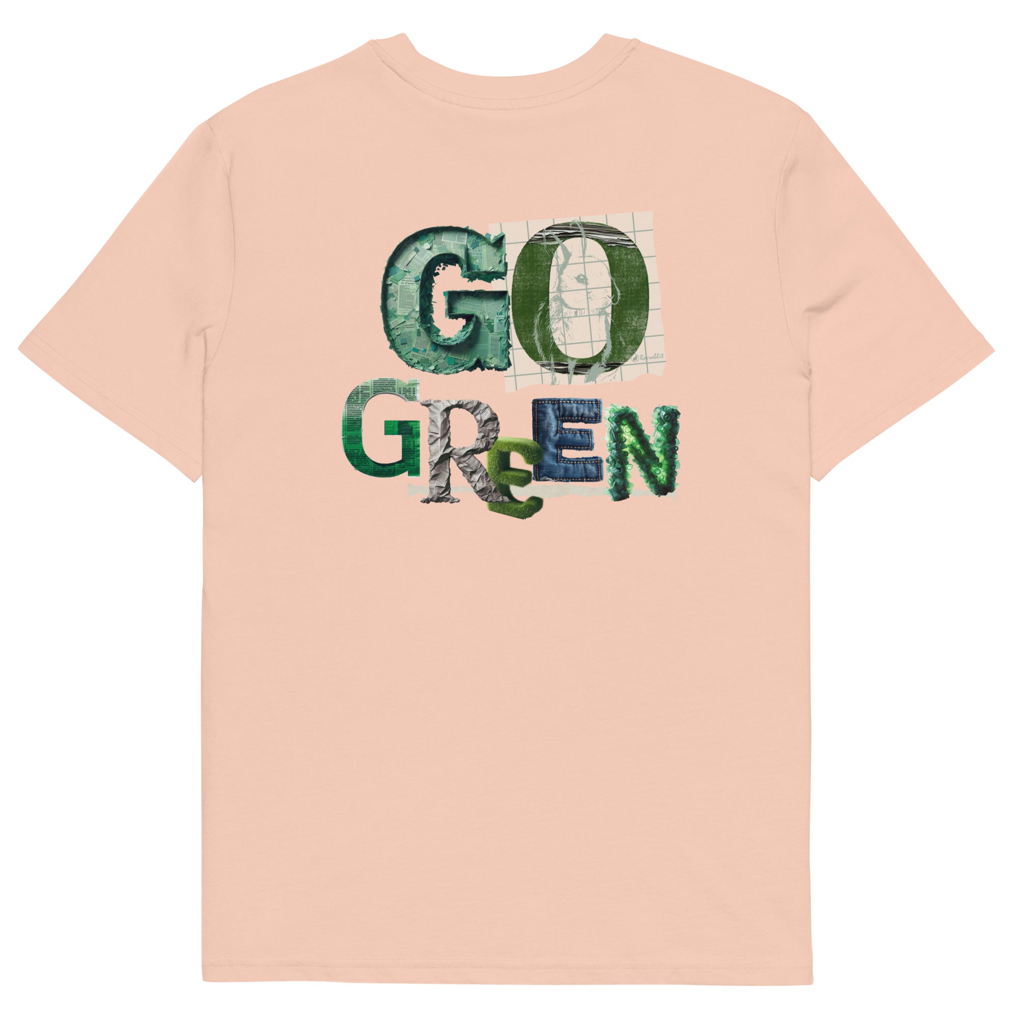 Customize your Racrabbit Unisex organic cotton t-shirt - front and back