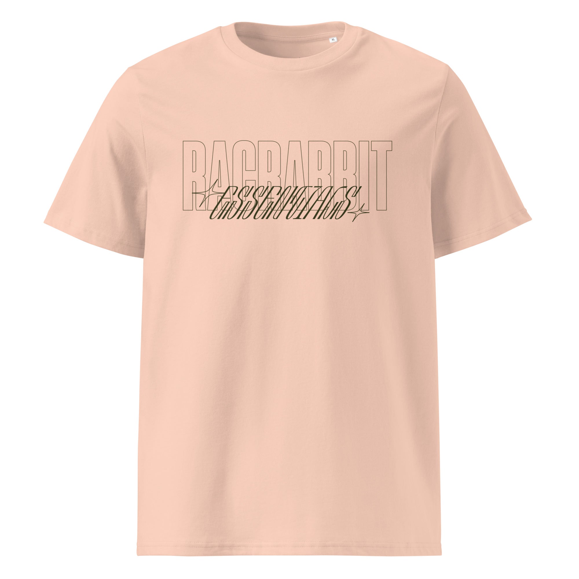 Camiseta unissex de algodão orgânico Racrabbit Essential