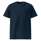 Essential Minimalist Navy Racrabbit Unisex organic cotton t-shirt