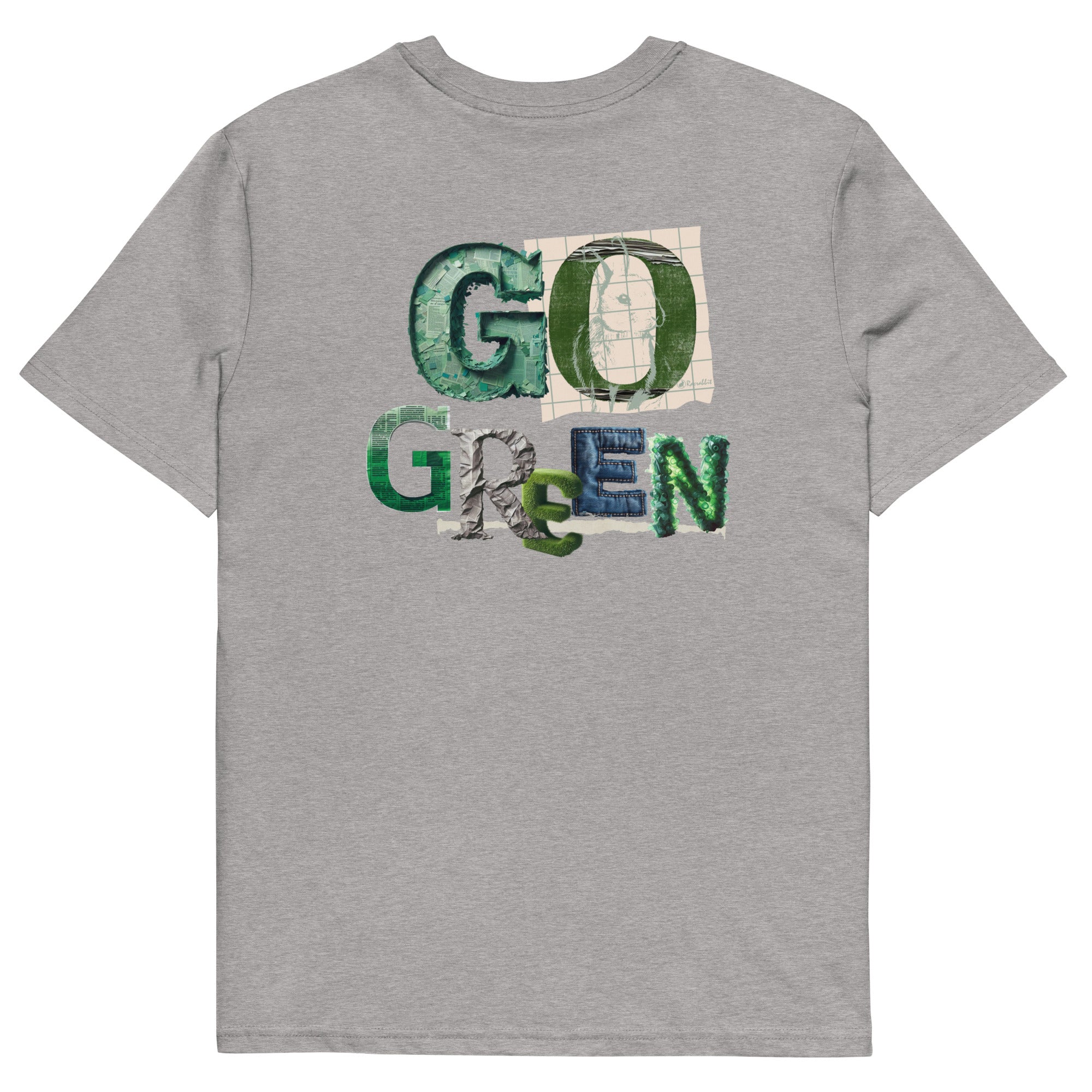 Customize your Racrabbit Unisex organic cotton t-shirt - front and back