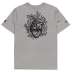 Customize your Racrabbit Unisex organic cotton t-shirt - front, back and sleeves