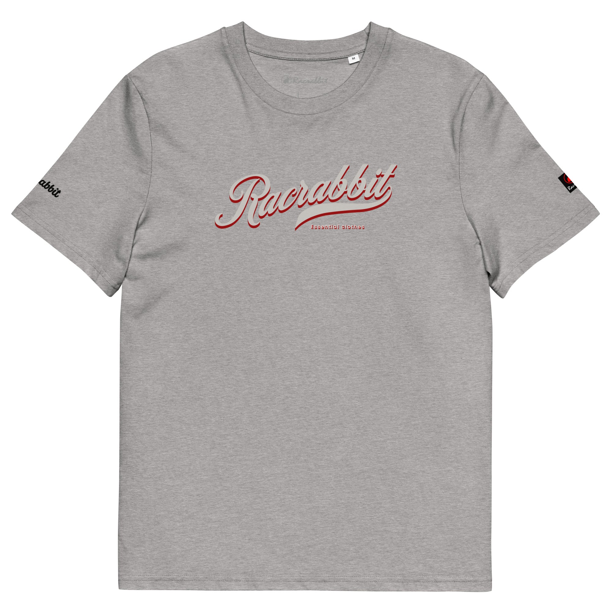 Customize your Racrabbit Unisex organic cotton t-shirt - front, back and sleeves