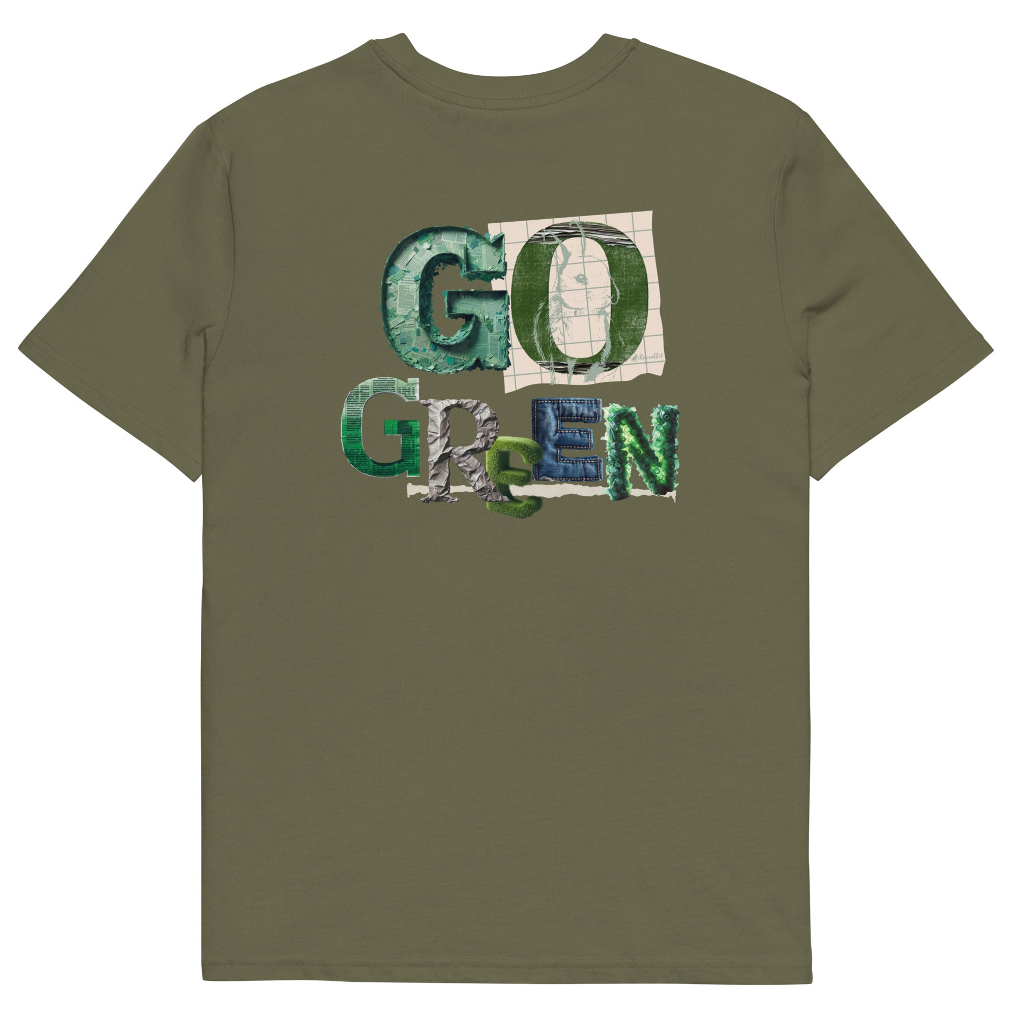 Customize your Racrabbit Unisex organic cotton t-shirt - front and back