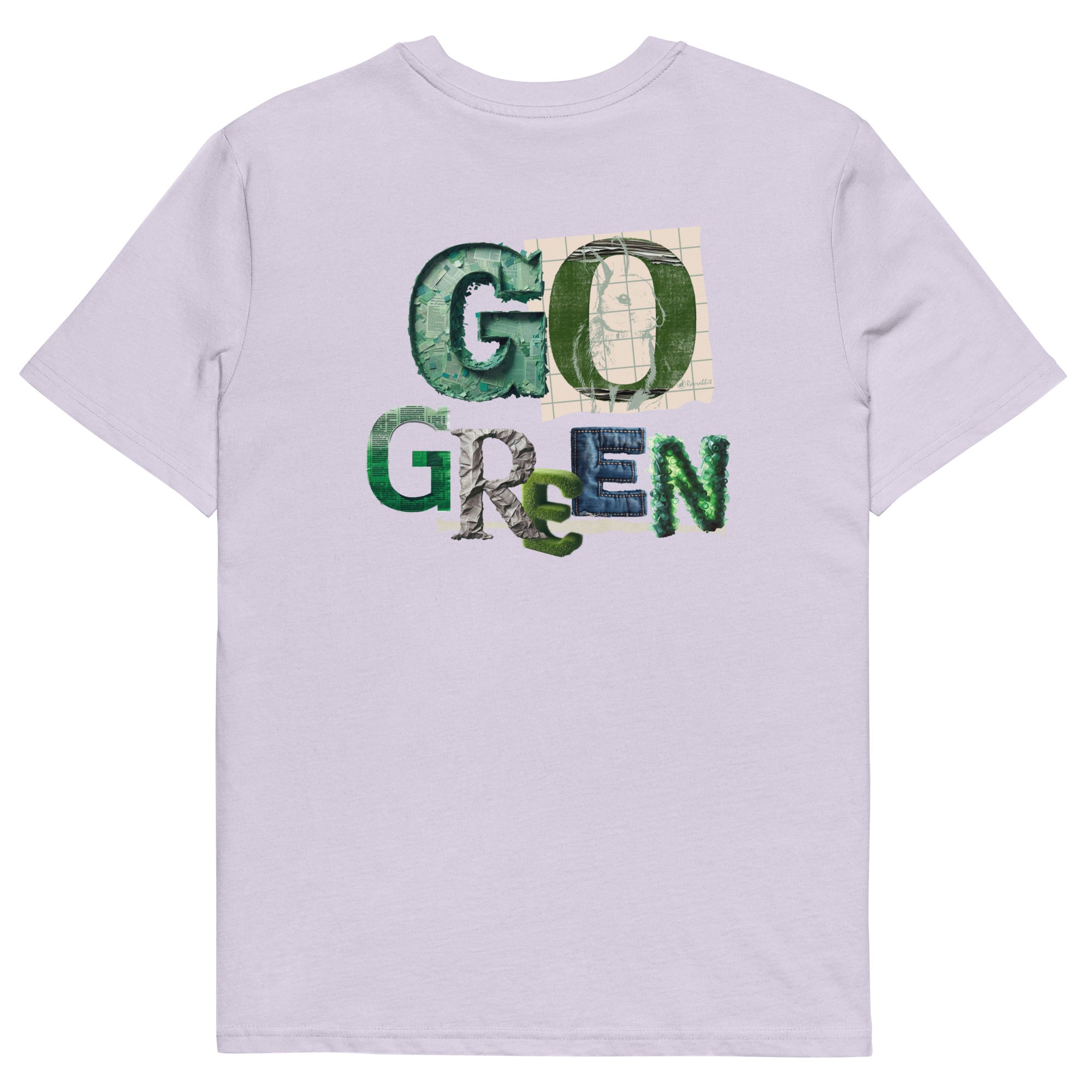 Customize your Racrabbit Unisex organic cotton t-shirt - front and back