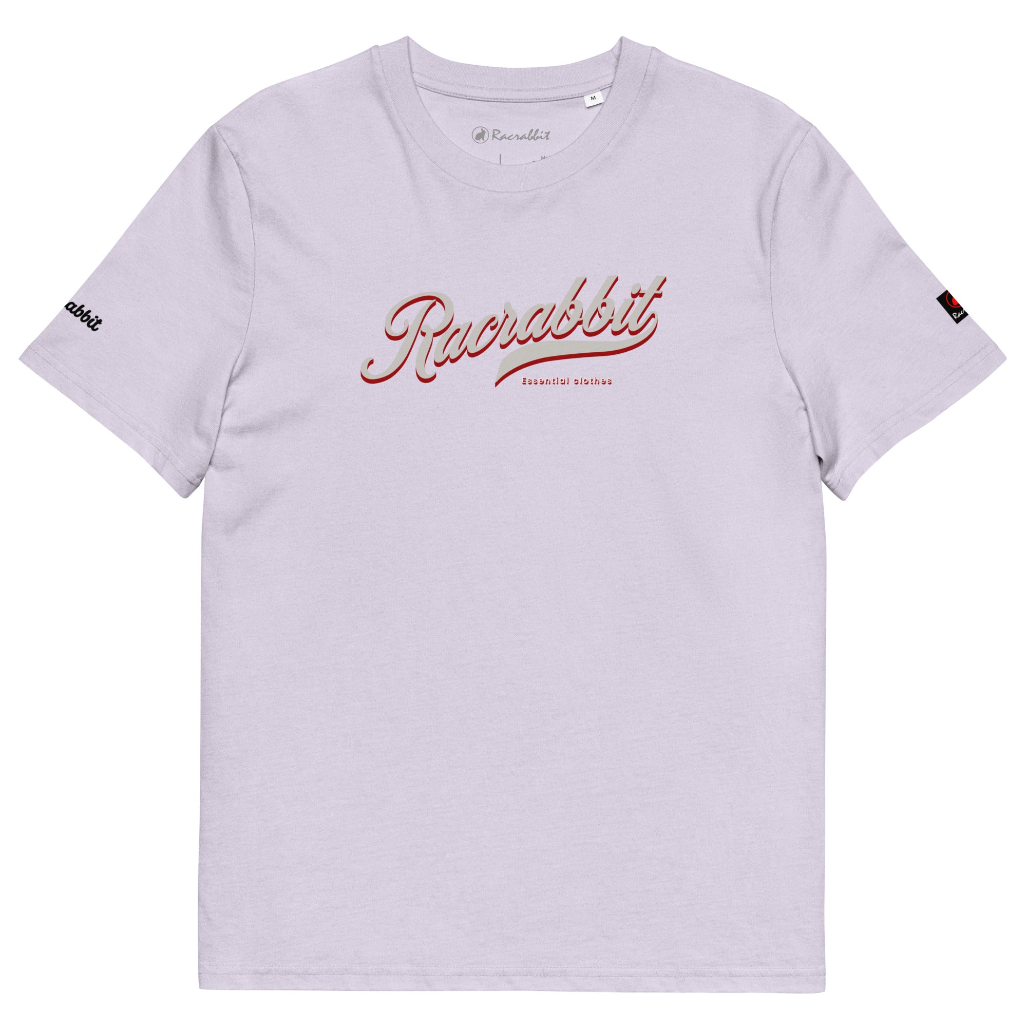 Customize your Racrabbit Unisex organic cotton t-shirt - front, back and sleeves