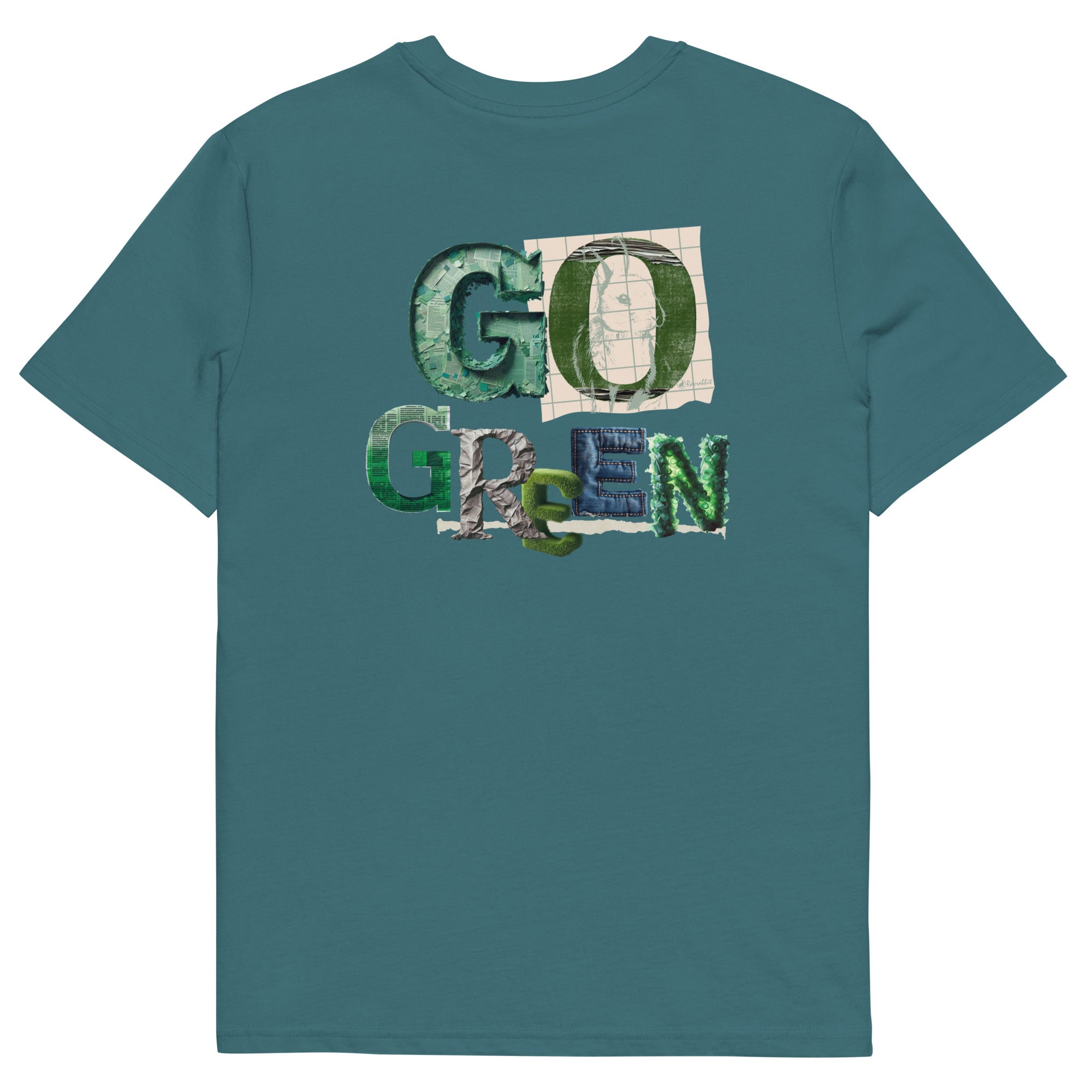 Customize your Racrabbit Unisex organic cotton t-shirt - front and back