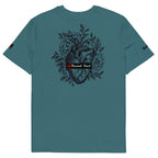 Customize your Racrabbit Unisex organic cotton t-shirt - front, back and sleeves