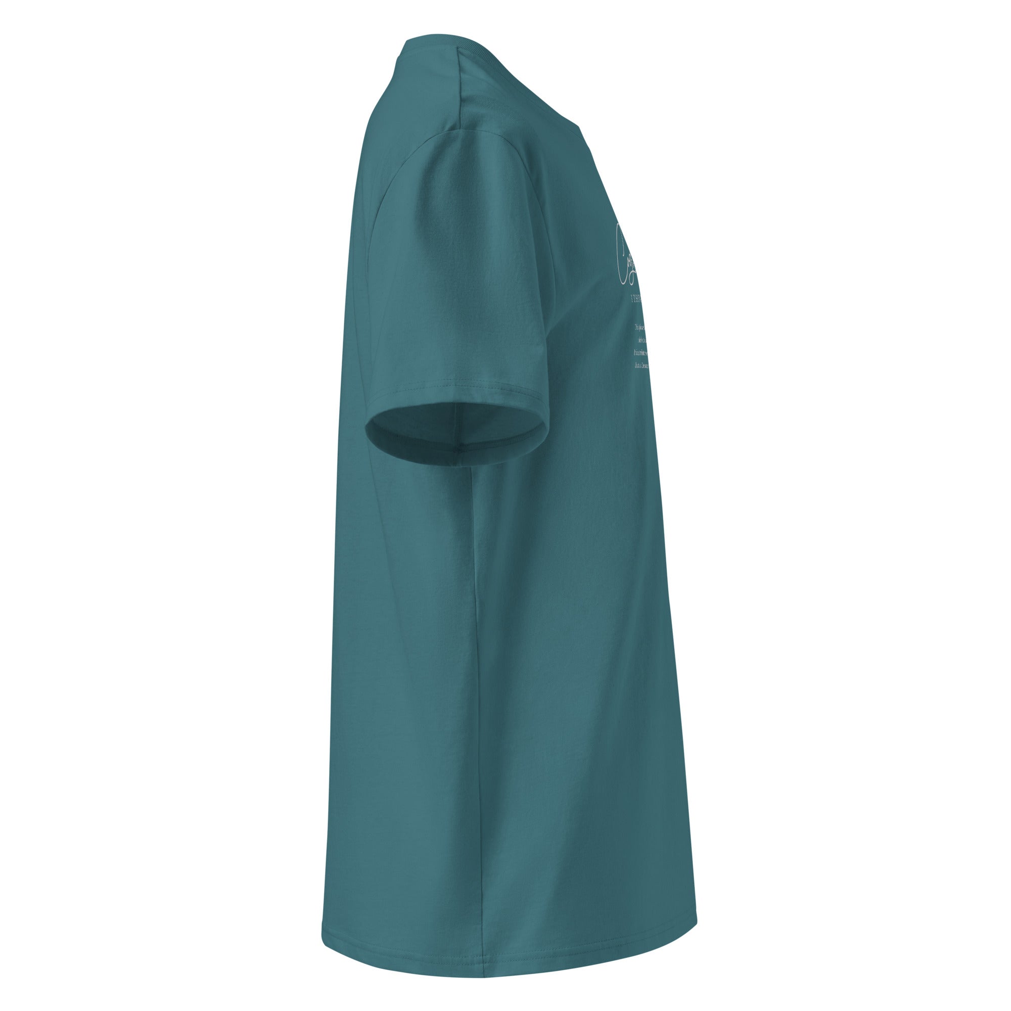 Racrabbit Cogito, Ergo induo Unisex organic cotton t-shirt