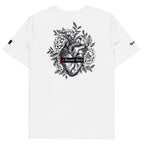 Customize your Racrabbit Unisex organic cotton t-shirt - front, back and sleeves