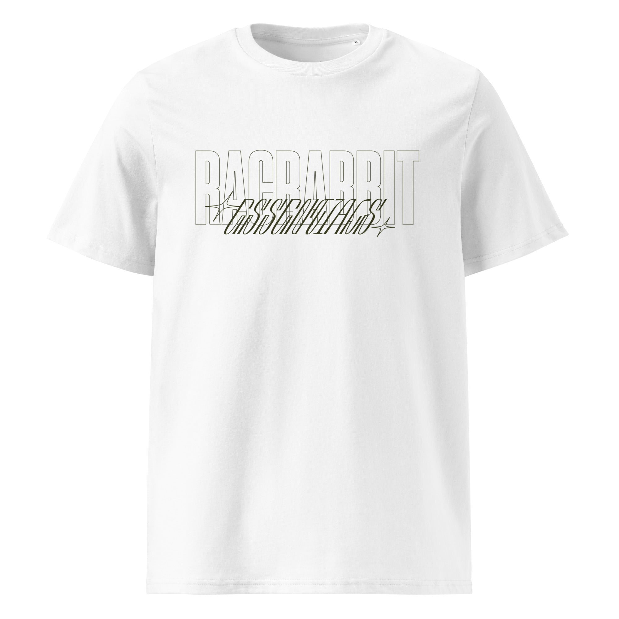 Camiseta unissex de algodão orgânico Racrabbit Essential